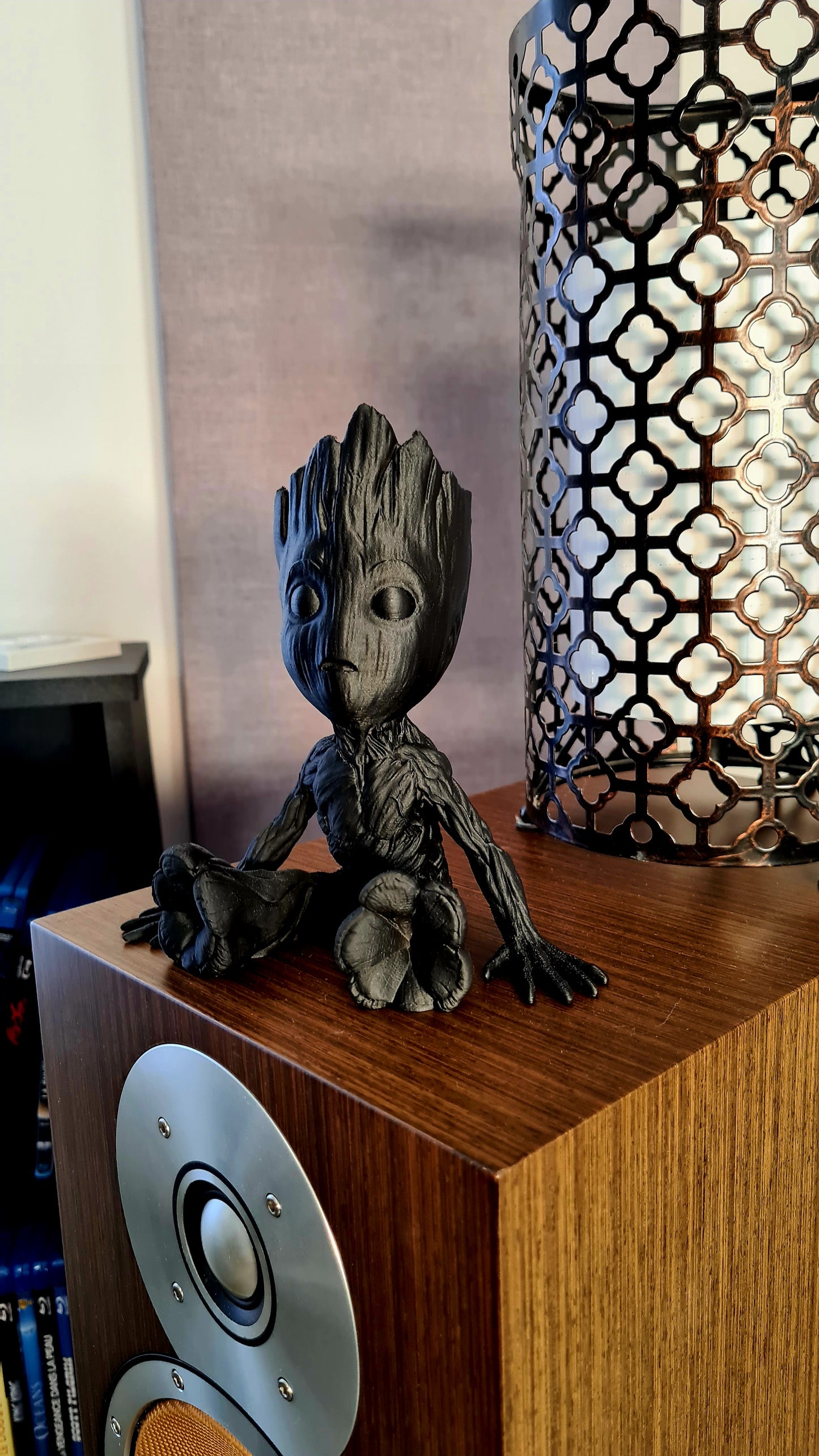 Baby Groot from Guardians of the Galaxy - 150mm - wood texture