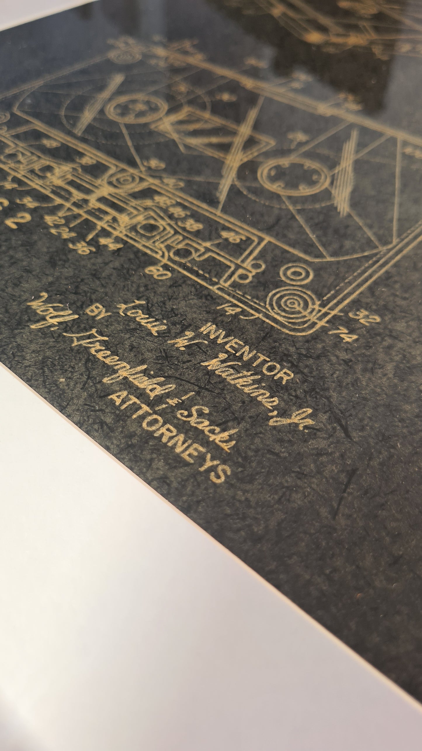 Wood Laser Engraving - Audio Cassette Patent - Gift Idea - Unique Decorative Gift for Living Room, Bedroom, and Dining Room