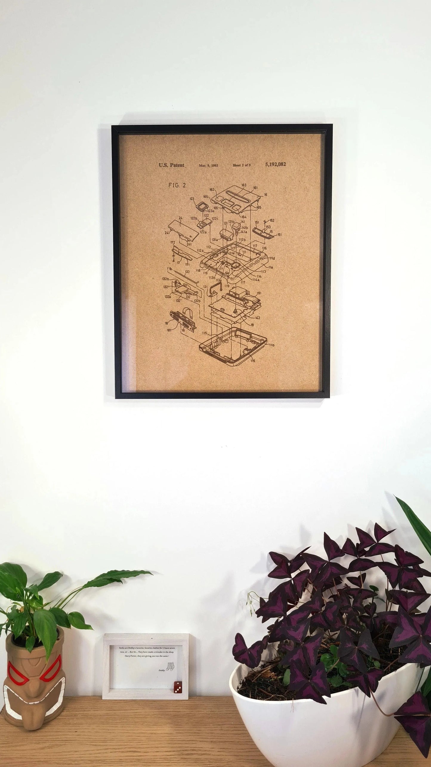 Official SuperNes patent - Laser engraved wood - YourLittleFactory