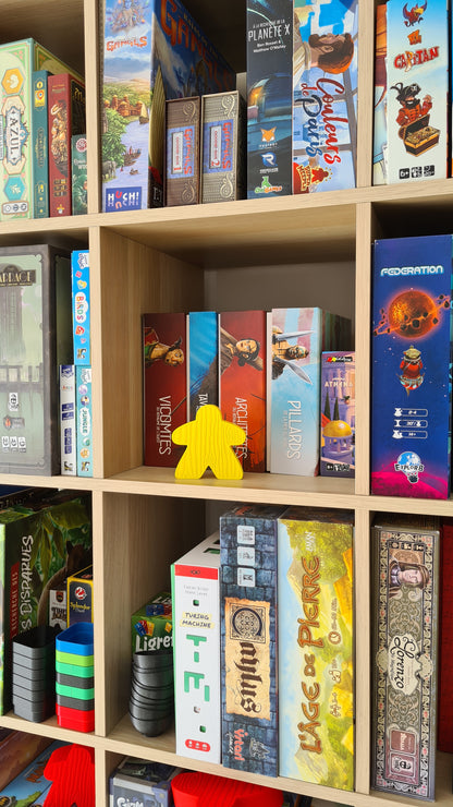 Board game Meeple upgrade figurine statue - 2 sizes - 5 colors - unique christmas gift idea for friends - mega board game token - Tabletop