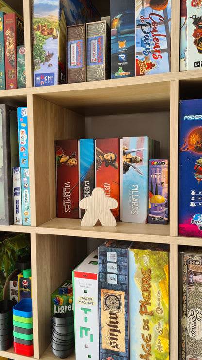 Board game Meeple upgrade figurine statue - 2 sizes - 5 colors - unique christmas gift idea for friends - mega board game token - Tabletop